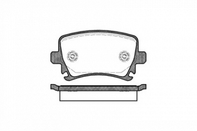 DR!VE dp1010100062 -  Комплект тормозных колодок, дисковый тормоз