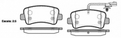 DR!VE dp1010100065 -  Комплект тормозных колодок, дисковый тормоз