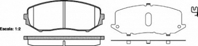 DR!VE dp1010100067 -  Комплект тормозных колодок, дисковый тормоз