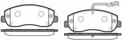 DR!VE dp1010100144 -  Комплект тормозных колодок, дисковый тормоз