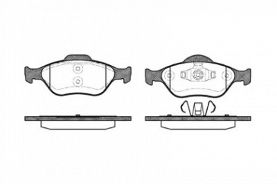 DR!VE dp1010100154 -  Комплект тормозных колодок, дисковый тормоз