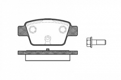 DR!VE dp1010100197 -  Комплект тормозных колодок, дисковый тормоз