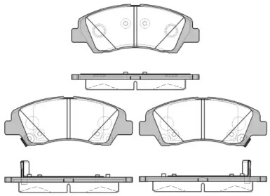 DR!VE dp1010100198 -  Комплект тормозных колодок, дисковый тормоз