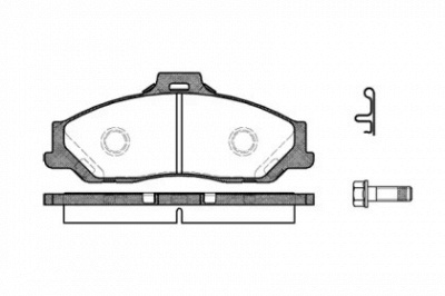 DR!VE dp1010100208 -  Комплект тормозных колодок, дисковый тормоз