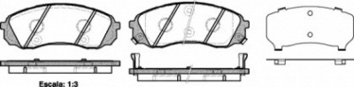 DR!VE dp1010100223 -  Комплект тормозных колодок, дисковый тормоз