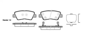 DR!VE dp1010100251 -  Комплект тормозных колодок, дисковый тормоз