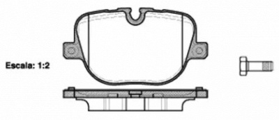 DR!VE dp1010100313 -  Комплект тормозных колодок, дисковый тормоз