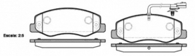 DR!VE dp1010100324 -  Комплект тормозных колодок, дисковый тормоз