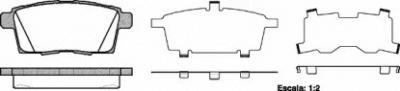 DR!VE dp1010100386 -  Комплект тормозных колодок, дисковый тормоз