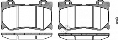 DR!VE dp1010100388 -  Комплект тормозных колодок, дисковый тормоз
