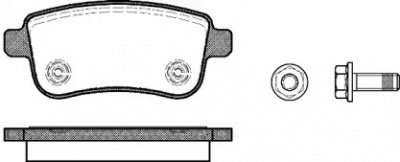 DR!VE dp1010100390 -  Комплект тормозных колодок, дисковый тормоз