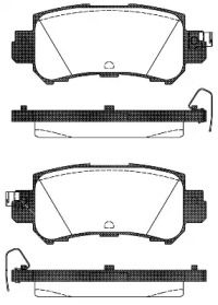 DR!VE dp1010100508 -  Комплект тормозных колодок, дисковый тормоз