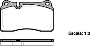 DR!VE dp1010100533 -  Комплект тормозных колодок, дисковый тормоз