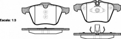 DR!VE dp1010100682 -  Комплект тормозных колодок, дисковый тормоз
