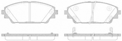 DR!VE dp1010100712 -  Комплект тормозных колодок, дисковый тормоз