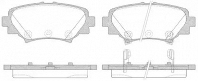 DR!VE dp1010100713 -  Комплект тормозных колодок, дисковый тормоз