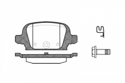 DR!VE dp1010100752 -  Комплект тормозных колодок, дисковый тормоз