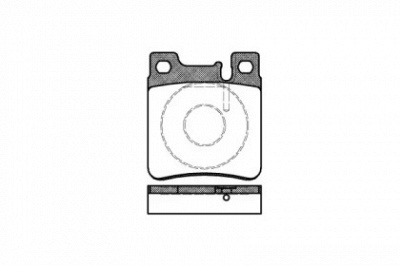 DR!VE dp1010100755 -  Комплект тормозных колодок, дисковый тормоз
