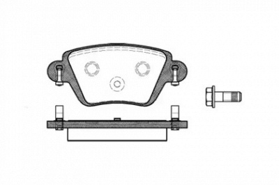 DR!VE dp1010100773 -  Комплект тормозных колодок, дисковый тормоз