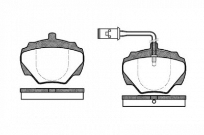DR!VE dp1010100790 -  Комплект тормозных колодок, дисковый тормоз