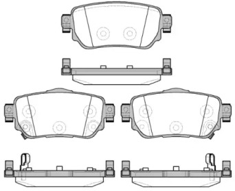 DR!VE dp1010100803 -  Комплект тормозных колодок, дисковый тормоз