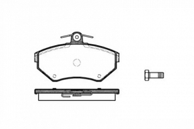 DR!VE dp1010100819 -  Комплект тормозных колодок, дисковый тормоз