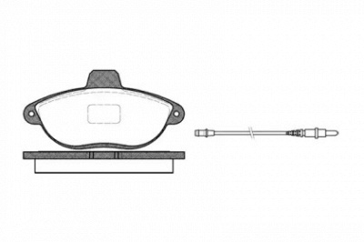 DR!VE dp1010100836 -  Комплект тормозных колодок, дисковый тормоз