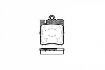 DR!VE dp1010100847 -  Комплект тормозных колодок, дисковый тормоз