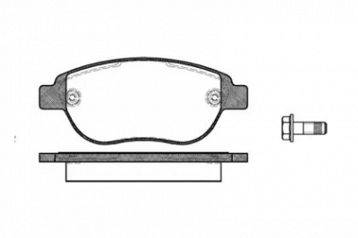 DR!VE dp1010100849 -  Комплект тормозных колодок, дисковый тормоз