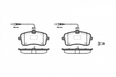 DR!VE dp1010100886 -  Комплект тормозных колодок, дисковый тормоз