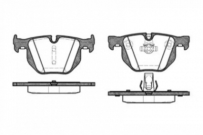 DR!VE dp1010100895 -  Комплект тормозных колодок, дисковый тормоз