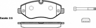 DR!VE dp1010100905 -  Комплект тормозных колодок, дисковый тормоз