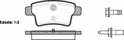 DR!VE dp1010100917 -  Комплект тормозных колодок, дисковый тормоз