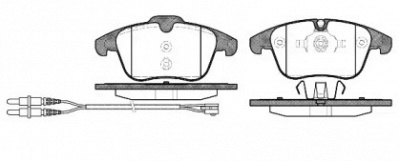 DR!VE dp1010100923 -  Комплект тормозных колодок, дисковый тормоз