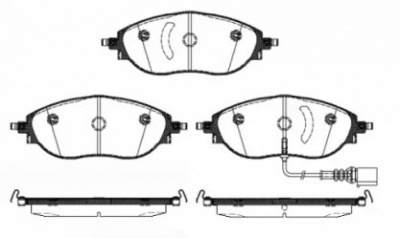 DR!VE dp1010100925 -  Комплект тормозных колодок, дисковый тормоз