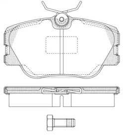 DR!VE dp1010100956 -  Комплект тормозных колодок, дисковый тормоз