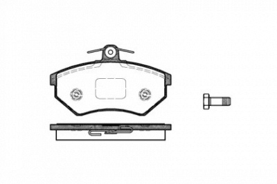 DR!VE dp1010100963 -  Комплект тормозных колодок, дисковый тормоз