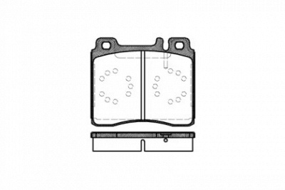 DR!VE dp1010100973 -  Комплект тормозных колодок, дисковый тормоз