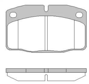 DR!VE dp1010101023 -  Комплект тормозных колодок, дисковый тормоз