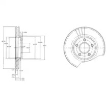 DR!VE dp1010110822 -  Тормозной диск