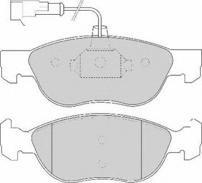 DURON dbp231137 -  Комплект тормозных колодок, дисковый тормоз