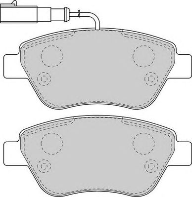 DURON dbp231466 -  Комплект тормозных колодок, дисковый тормоз