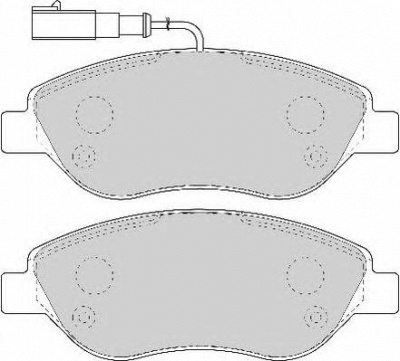 DURON dbp231468 -  Комплект тормозных колодок, дисковый тормоз
