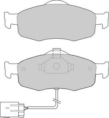 DURON dbp240766 -  Комплект тормозных колодок, дисковый тормоз