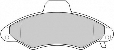 DURON dbp241276 -  Комплект тормозных колодок, дисковый тормоз