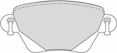 DURON dbp241416 -  Комплект тормозных колодок, дисковый тормоз