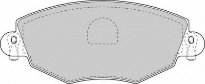 DURON dbp241425 -  Комплект тормозных колодок, дисковый тормоз