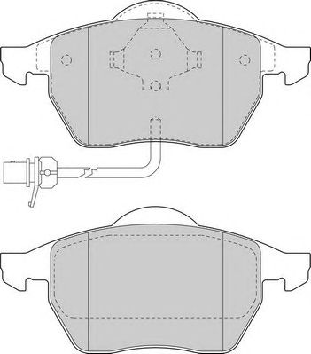 DURON dbp241496 -  Комплект тормозных колодок, дисковый тормоз