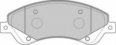 DURON dbp241929 -  Комплект тормозных колодок, дисковый тормоз