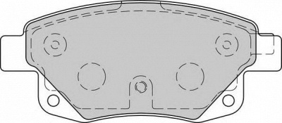 DURON dbp241930 -  Комплект тормозных колодок, дисковый тормоз